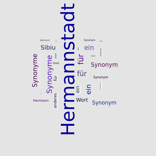 Ein anderes Wort für Hermannstadt - Synonym Hermannstadt