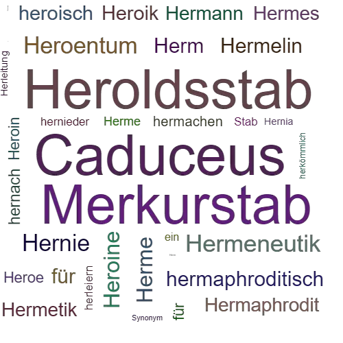 Ein anderes Wort für Hermesstab - Synonym Hermesstab
