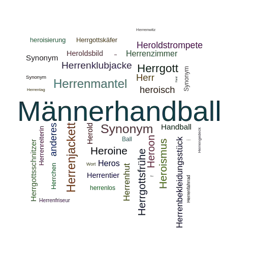 Ein anderes Wort für Herrenhandball - Synonym Herrenhandball
