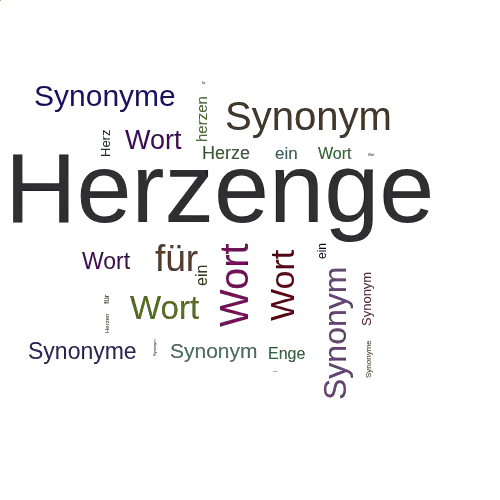 Ein anderes Wort für Herzenge - Synonym Herzenge