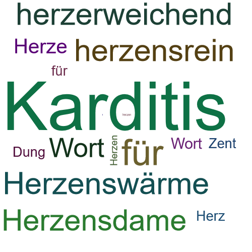 Ein anderes Wort für Herzentzündung - Synonym Herzentzündung