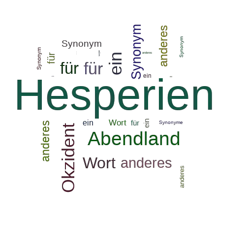 Ein anderes Wort für Hesperien - Synonym Hesperien