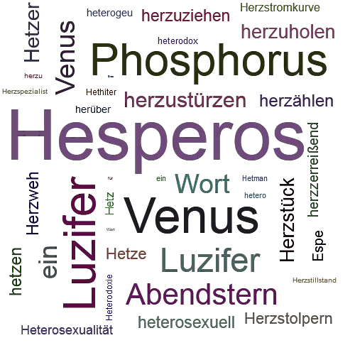Ein anderes Wort für Hesperos - Synonym Hesperos