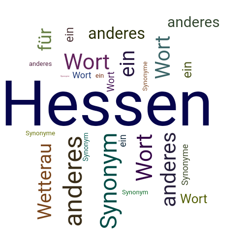 Ein anderes Wort für Hessen - Synonym Hessen