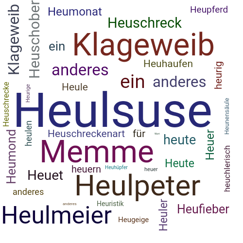 Ein anderes Wort für Heulsuse - Synonym Heulsuse