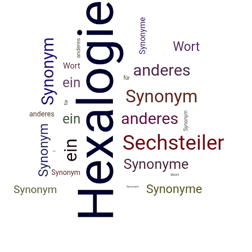 Ein anderes Wort für Hexalogie - Synonym Hexalogie