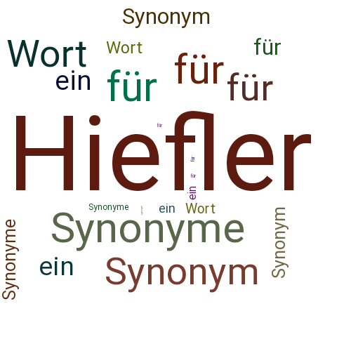 Ein anderes Wort für Hiefler - Synonym Hiefler