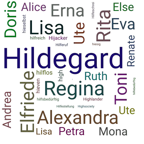 Ein anderes Wort für Hildegard - Synonym Hildegard