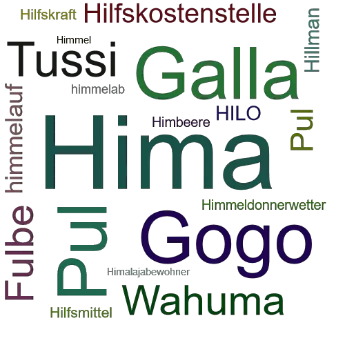 Ein anderes Wort für Hima - Synonym Hima
