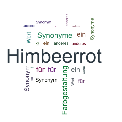 Ein anderes Wort für Himbeerrot - Synonym Himbeerrot