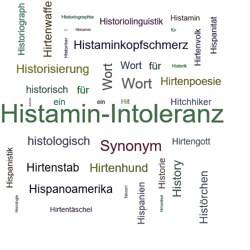 Ein anderes Wort für Histaminose - Synonym Histaminose