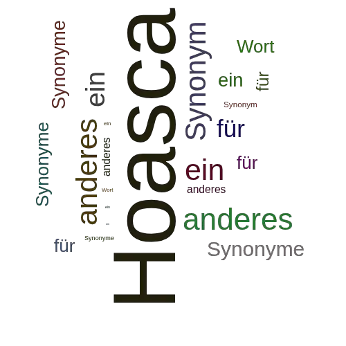 Ein anderes Wort für Hoasca - Synonym Hoasca