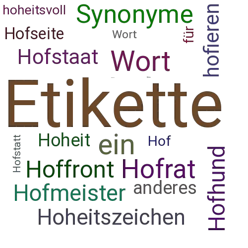 Ein anderes Wort für Hofsitte - Synonym Hofsitte