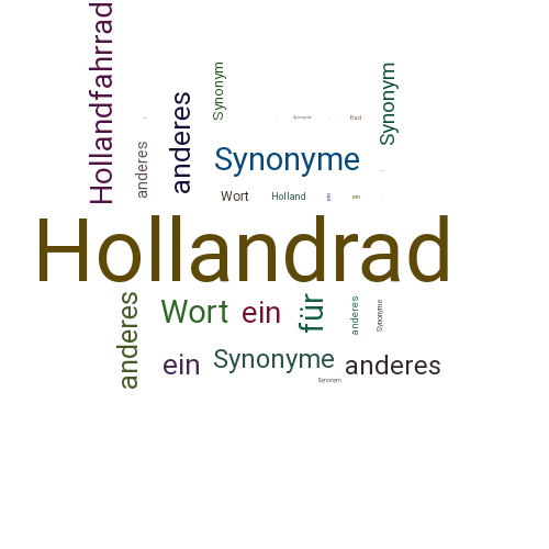 Ein anderes Wort für Hollandrad - Synonym Hollandrad