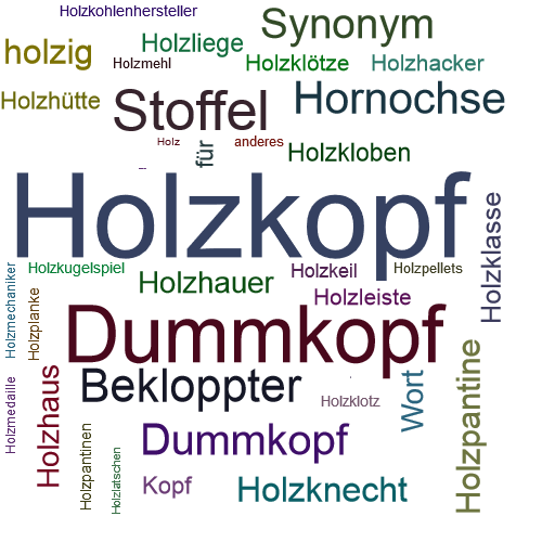 Ein anderes Wort für Holzkopf - Synonym Holzkopf