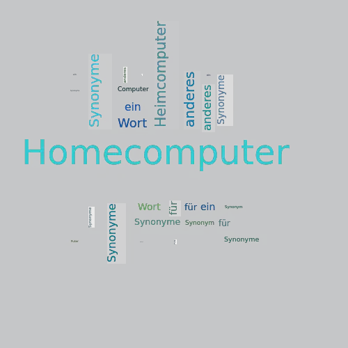 Ein anderes Wort für Homecomputer - Synonym Homecomputer