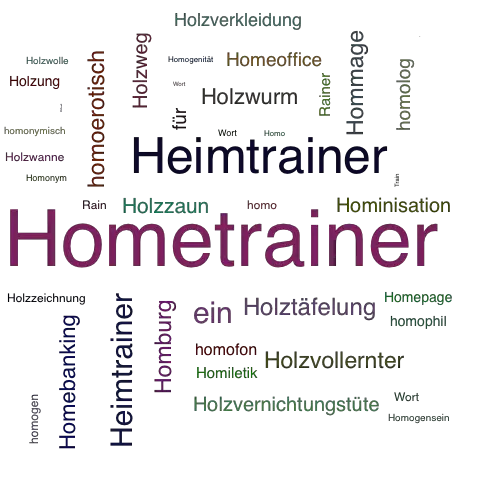 Ein anderes Wort für Hometrainer - Synonym Hometrainer