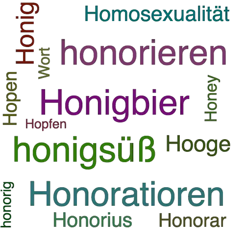 Ein anderes Wort für Honi - Synonym Honi