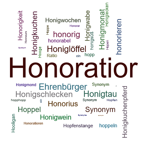 Ein anderes Wort für Honoratior - Synonym Honoratior