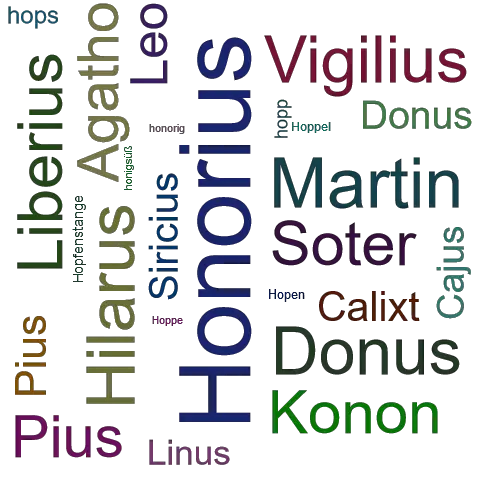 Ein anderes Wort für Honorius - Synonym Honorius