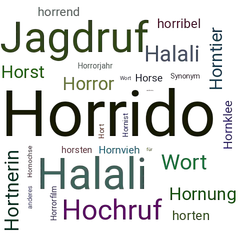 Ein anderes Wort für Horrido - Synonym Horrido