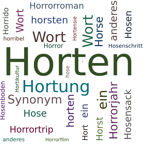 Ein anderes Wort für Horten - Synonym Horten
