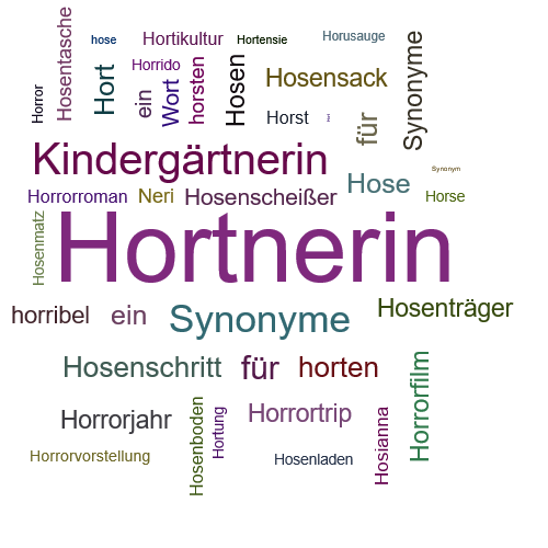 Ein anderes Wort für Hortnerin - Synonym Hortnerin
