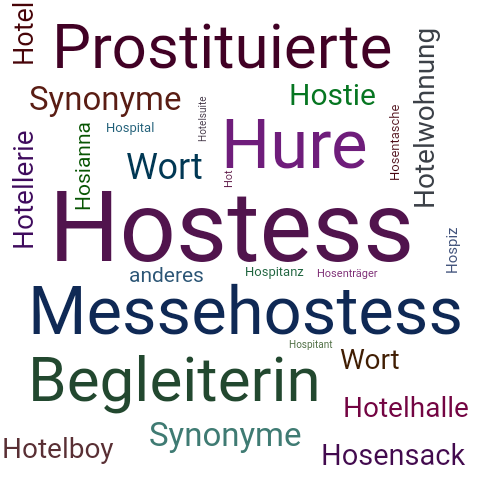 Ein anderes Wort für Hostess - Synonym Hostess