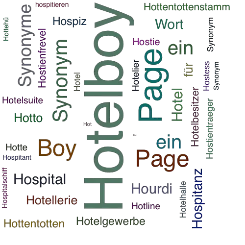 Ein anderes Wort für Hotelboy - Synonym Hotelboy