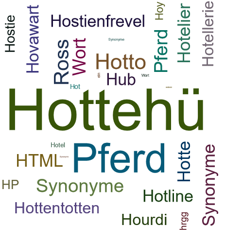 Ein anderes Wort für Hottehü - Synonym Hottehü