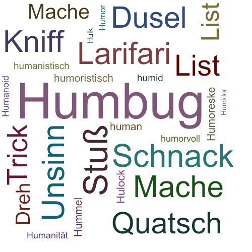 Ein anderes Wort für Humbug - Synonym Humbug