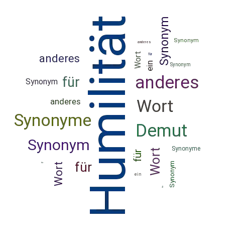 Ein anderes Wort für Humilität - Synonym Humilität