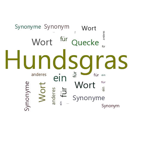 Ein anderes Wort für Hundsgras - Synonym Hundsgras