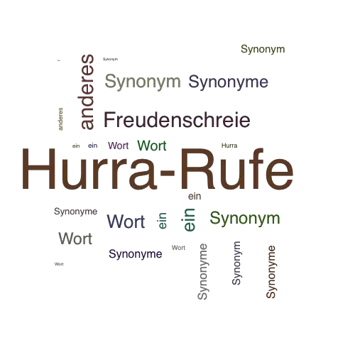 Ein anderes Wort für Hurra-Rufe - Synonym Hurra-Rufe