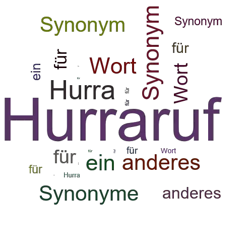 Ein anderes Wort für Hurraruf - Synonym Hurraruf