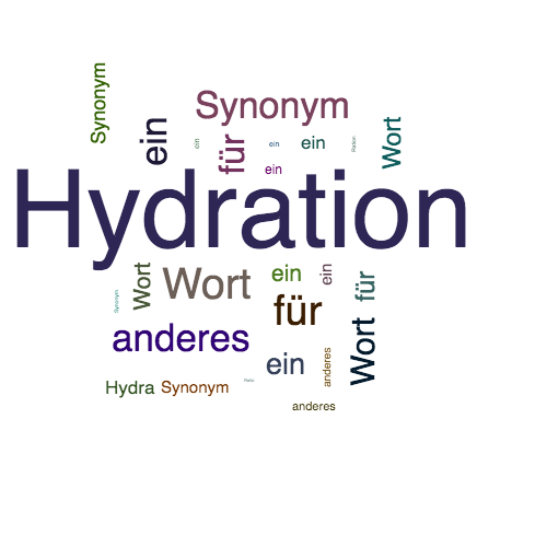 Ein anderes Wort für Hydration - Synonym Hydration