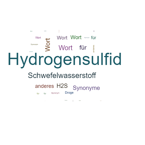 Ein anderes Wort für Hydrogensulfid - Synonym Hydrogensulfid