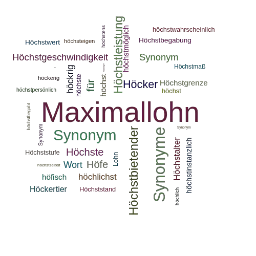 Ein anderes Wort für Höchstlohn - Synonym Höchstlohn
