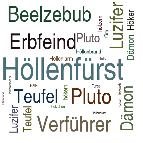 Ein anderes Wort für Höllenfürst - Synonym Höllenfürst