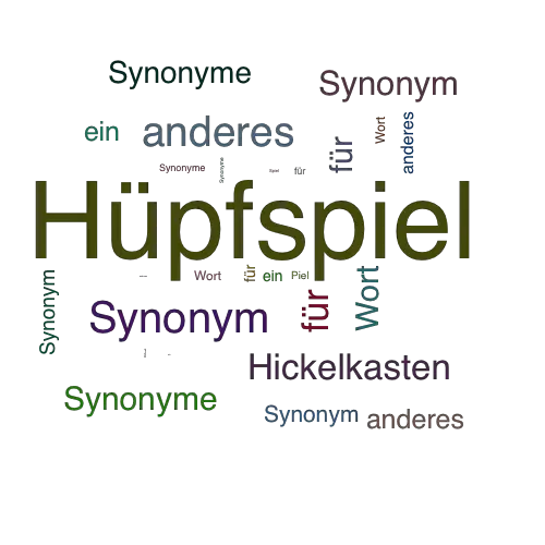 Ein anderes Wort für Hüpfspiel - Synonym Hüpfspiel