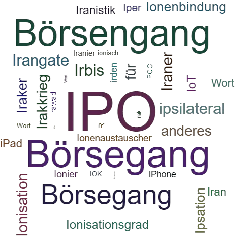 Ein anderes Wort für IPO - Synonym IPO