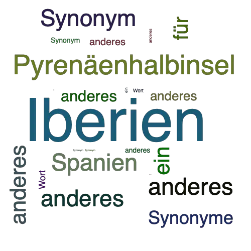 Ein anderes Wort für Iberien - Synonym Iberien