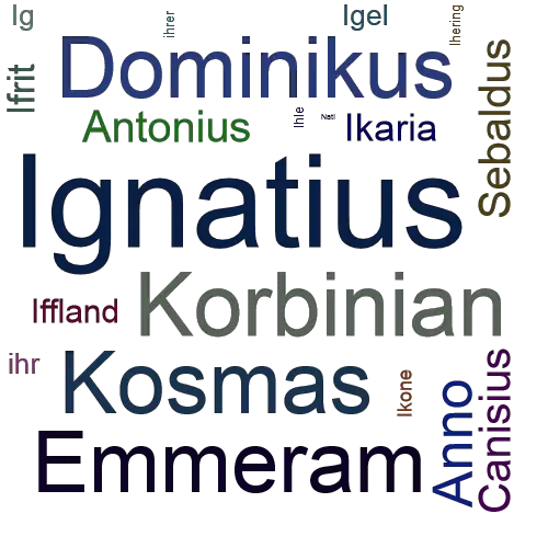 Ein anderes Wort für Ignatius - Synonym Ignatius