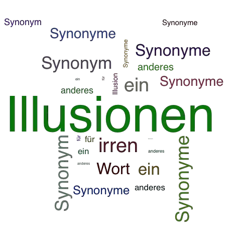 Ein anderes Wort für Illusionen - Synonym Illusionen