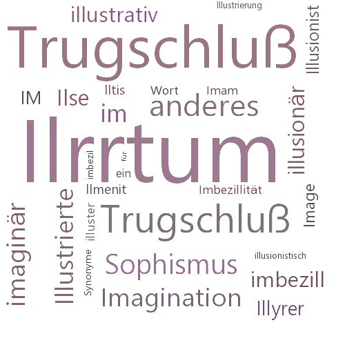 Ein anderes Wort für Ilrrtum - Synonym Ilrrtum