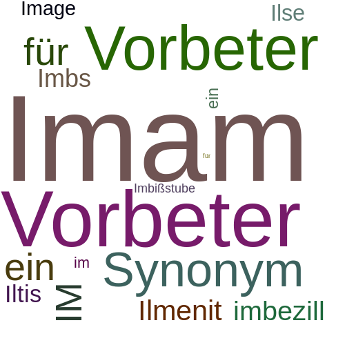 Ein anderes Wort für Imam - Synonym Imam