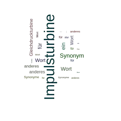 Ein anderes Wort für Impulsturbine - Synonym Impulsturbine