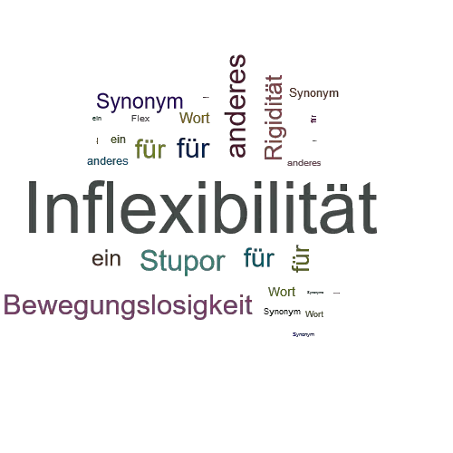 Ein anderes Wort für Inflexibilität - Synonym Inflexibilität
