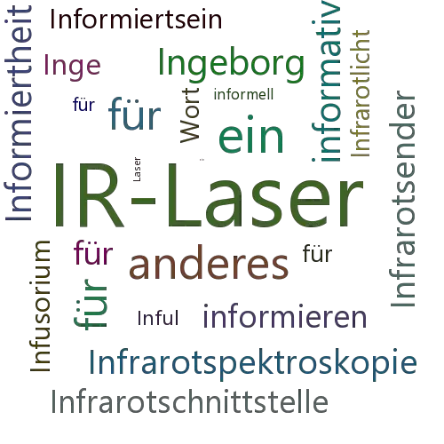 Ein anderes Wort für Infrarotlaser - Synonym Infrarotlaser