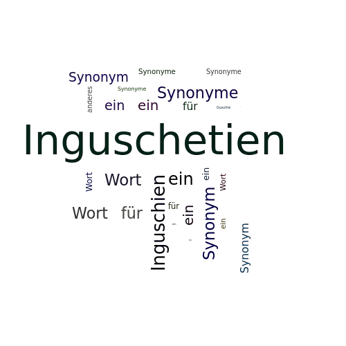 Ein anderes Wort für Inguschetien - Synonym Inguschetien